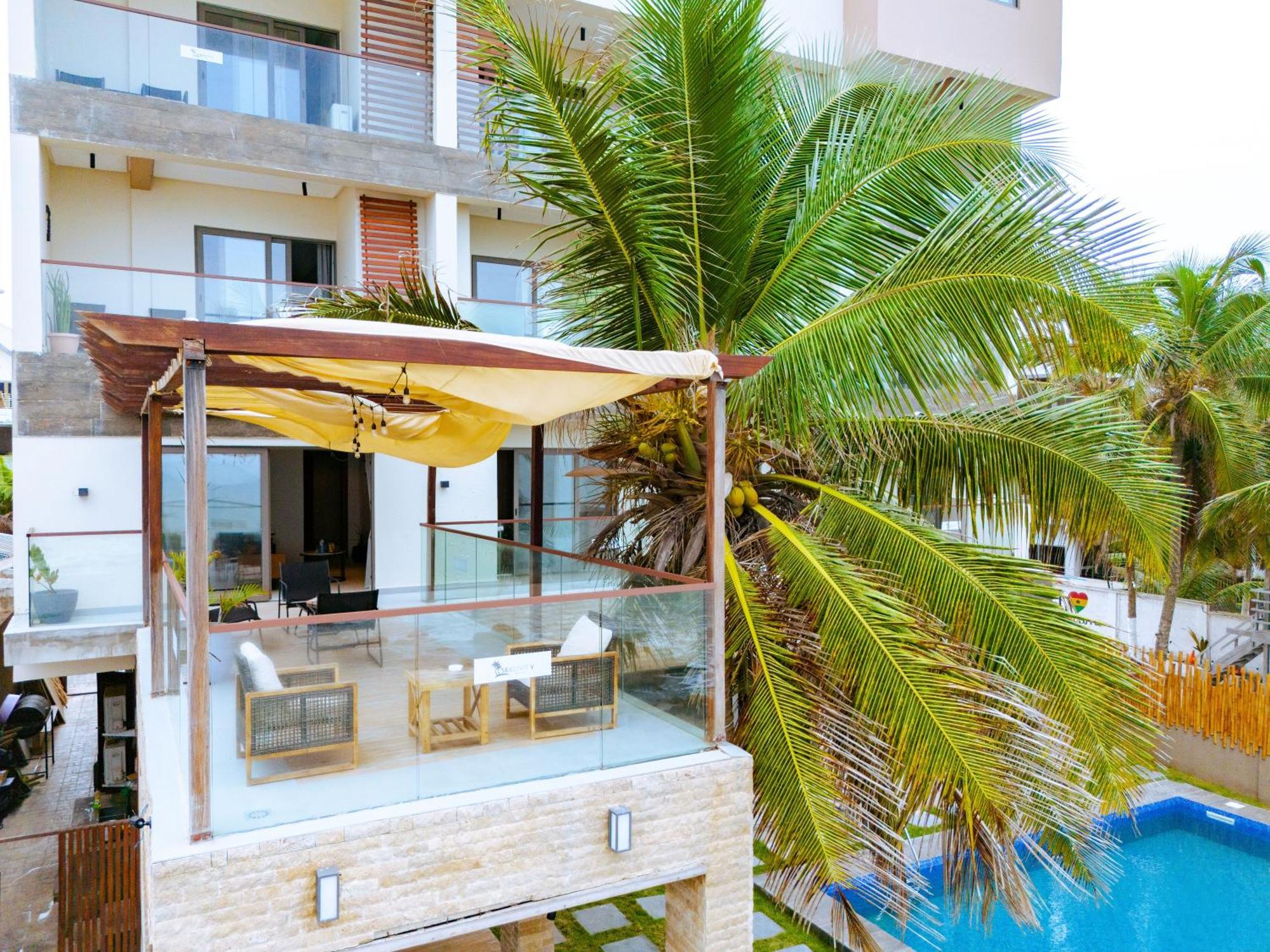 Serenity Terraces Beach, Hotel - Kokrobite Bagian luar foto
